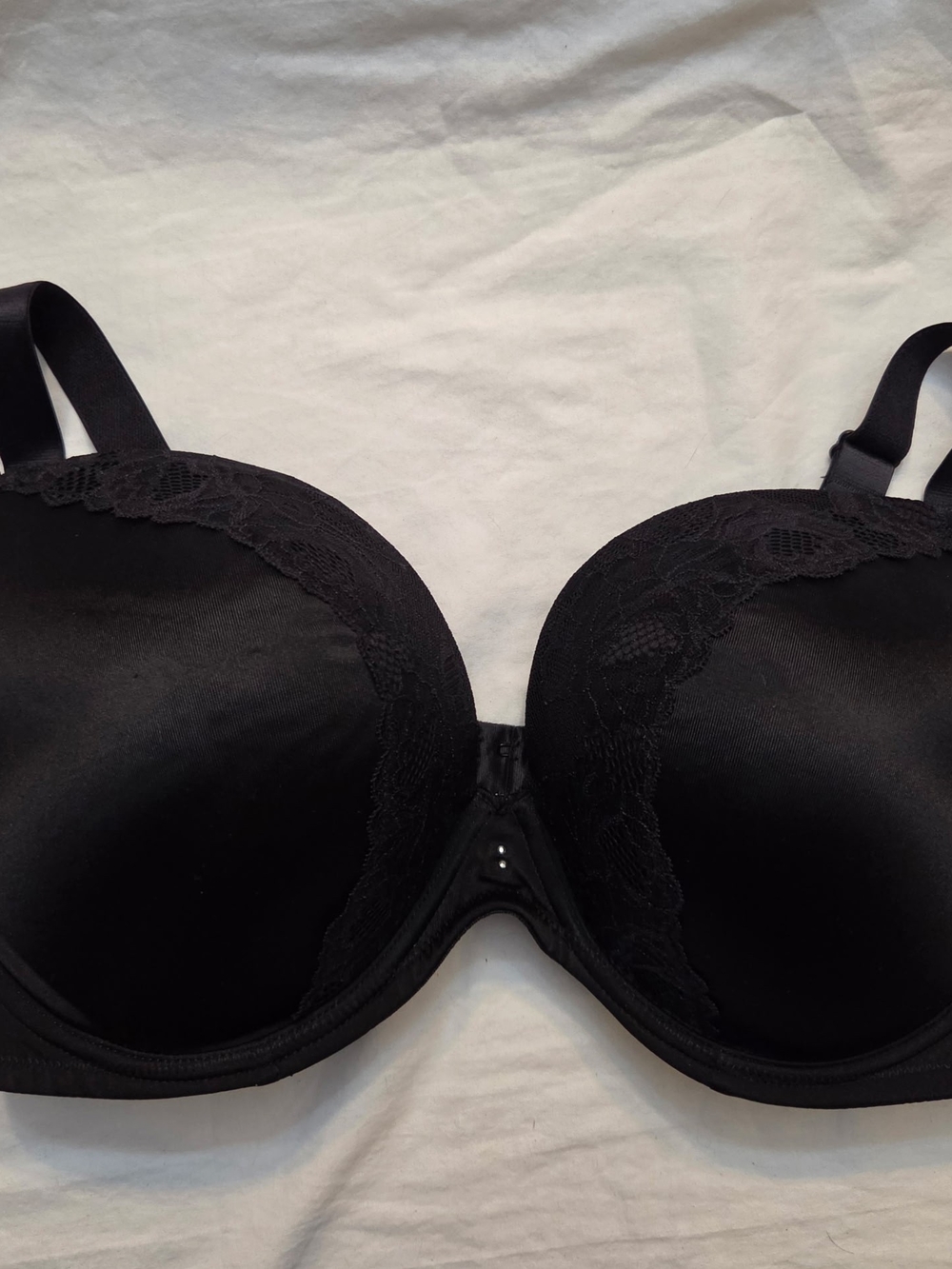 Everyday Black Lace-Trim Bra - Women Intimates